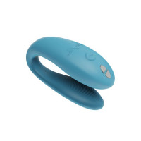 Смарт-вибратор для пар We-Vibe Sync Go Turquoise, голубой