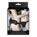 Трусики для страпону з 2 кільцями STRAPON BLACK PU HARNESS WITH TWO RINGS