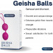 Вагинальные шарики гейши Medica Group Geisha Balls, фиолетовые, 3.6 см Вагинальные шарики гейши Medica Group Geisha Balls, фиолетовые, 3.6 см
