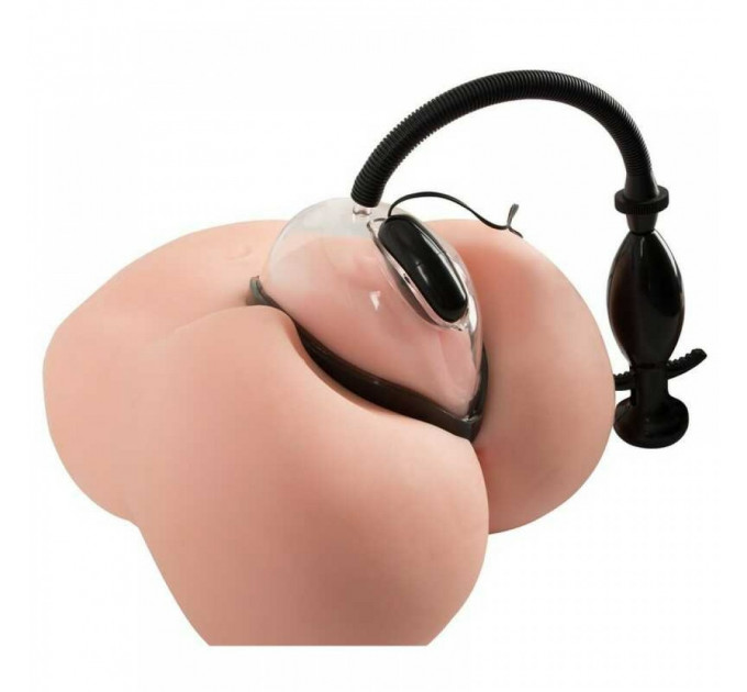 Вакуумный насос для половых губ You2Toys с вибрацией, черный