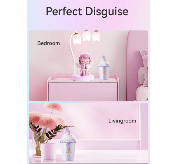 Вакуумний стимулятор у формі стаканчика з трубочкою BeYourLover Joy Cup сяючий бузковий, 9.1 см х 4.6 см