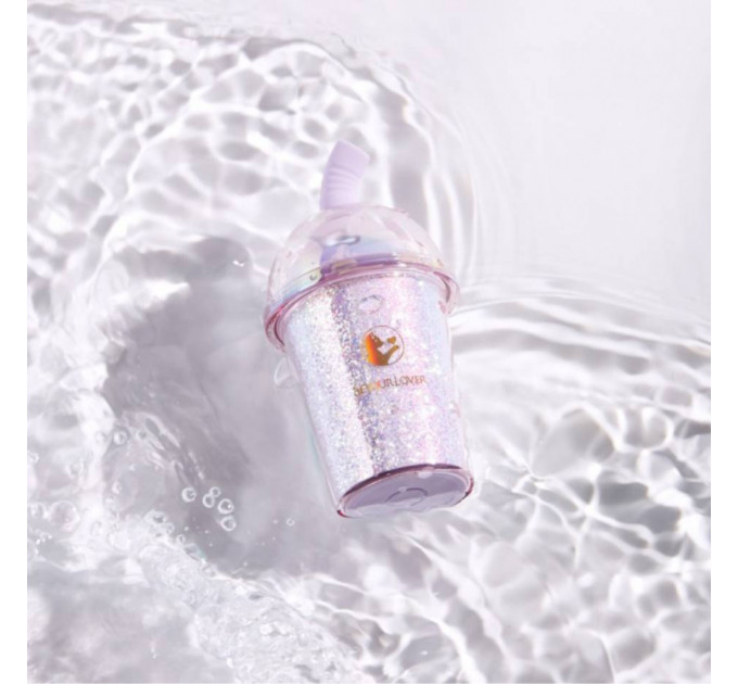 Вакуумний стимулятор у формі стаканчика з трубочкою BeYourLover Joy Cup сяючий бузковий, 9.1 см х 4.6 см