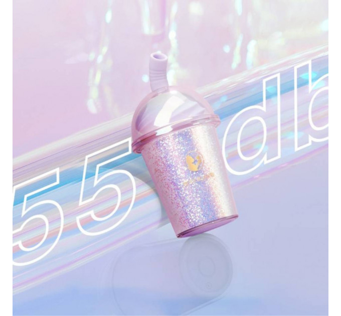 Вакуумний стимулятор у формі стаканчика з трубочкою BeYourLover Joy Cup сяючий бузковий, 9.1 см х 4.6 см