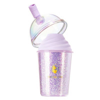 Вакуумний стимулятор в форме стаканчика для коктейля с трубочкой BeYourLover Joy Cup лиловый Вакуумний стимулятор в форме стаканчика для коктейля с трубочкой BeYourLover Joy Cup лиловый
