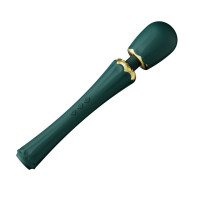 Вибратор микрофон с насадками Zalo Kyro Wand Turquoise Green