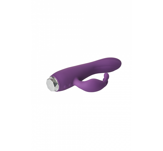 Вибратор кролик Dream Toys Flirts Rabbit, фиолетовый, 17 х 3 см
