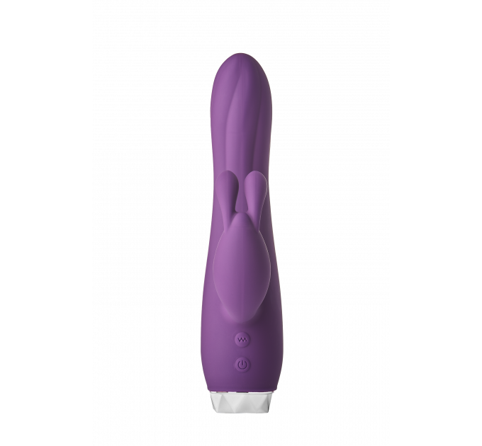 Вибратор кролик Dream Toys Flirts Rabbit, фиолетовый, 17 х 3 см