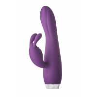 Вибратор кролик Dream Toys Flirts Rabbit, фиолетовый, 17 х 3 см