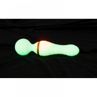 Вібратор мікрофон рельєфний You2Toys GITD Wand Vibrator, світиться у темряві