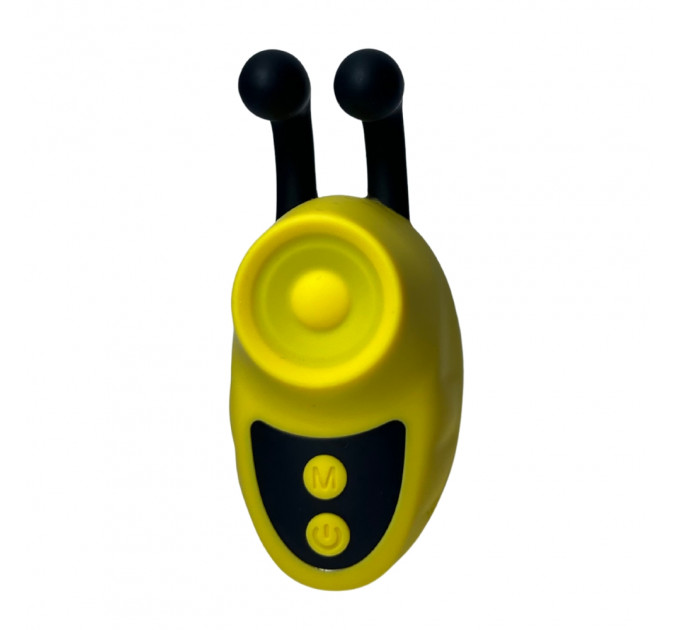 Вібратор на палець Passion Play у вигляді бджілки, жовтий, 12 режимів вібрації, 5,6 × 3,6 см