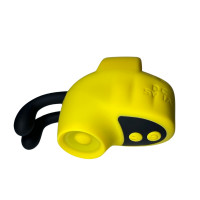 Вібратор на палець Passion Play у вигляді бджілки, жовтий, 12 режимів вібрації, 5,6 × 3,6 см