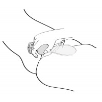Вибратор Shunga Sanya с ручкой и подсветкой, нежно розовый, 18.5 см х 3.8 см