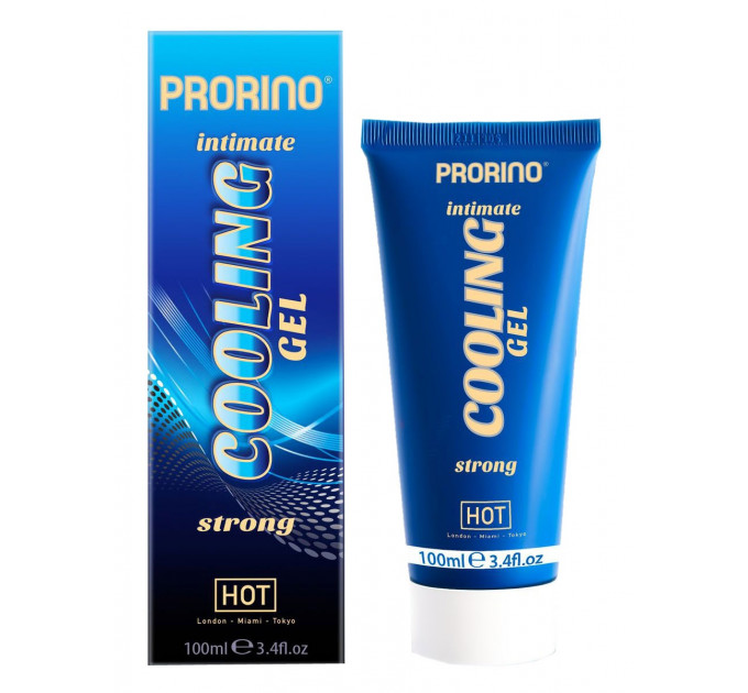 Интимный гель Hot PRORINO Intimate Strong с эффектом охлаждения, 100 мл