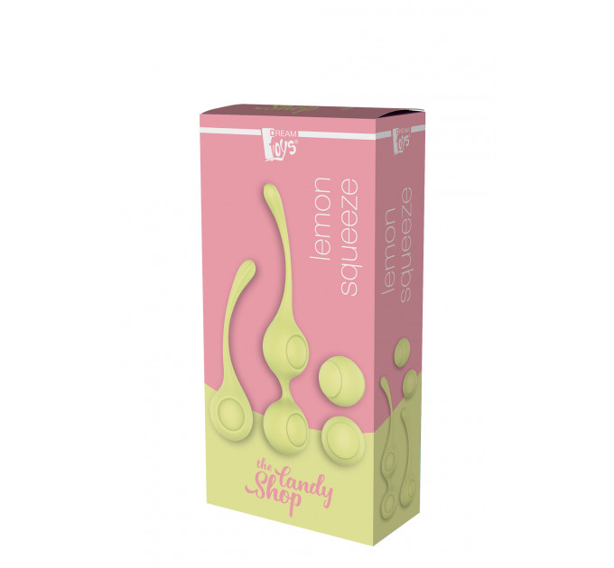 Вагинальные шарики Dream Toys THE CANDY SHOP LEMON SQUEEZE