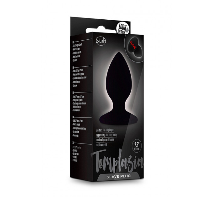 Анальная пробка TEMPTASIA SLAVE PLUG BLACK