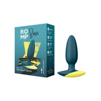 Анальная пробка с вибрацией Romp Bass темно-зеленая