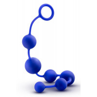 Анальні намиста силіконові Blush Performance сині