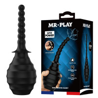 Анальный душ с гибким носиком Pretty Love MR PLAY в виде анального стимулятора, черный, 330 мл Анальный душ с гибким носиком Pretty Love MR PLAY в виде анального стимулятора, черный, 330 мл
