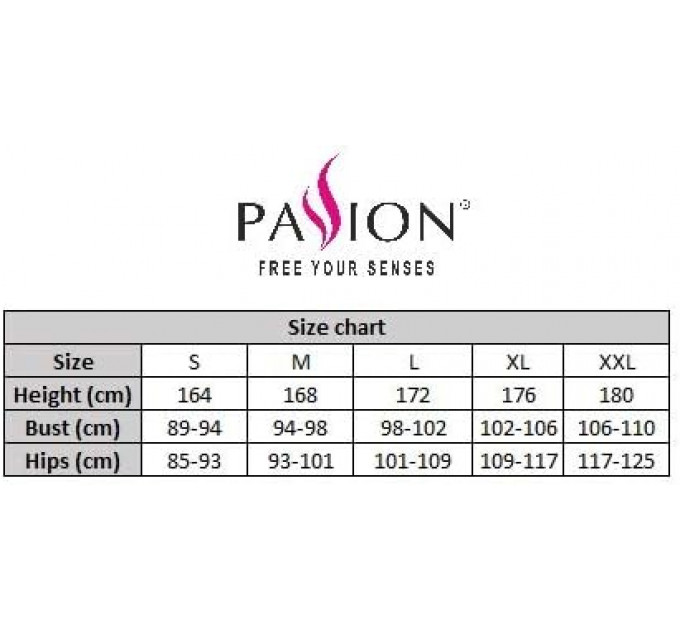 Боди сетка с вставками кружева MELANIA BODY black S/M - Passion