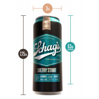 Cамосмазывающийся мастурбатор SCHAG'S SULTRY STOUT FROSTED