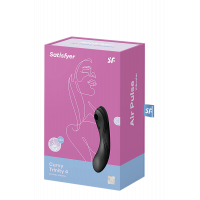 Двойной вибратор с вакуумной стимуляцией Satisfyer Curvy Trinity 4 черный