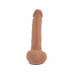 Фаллоимитатор реалистичный с мошонкой Chisa T-skin ReaL Desire Sniper на присоске, бежевый