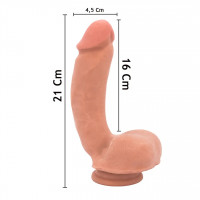 Фалоімітатор реалістичний з присоском Chisa T-Skin ReaL Sensualism, коричневий