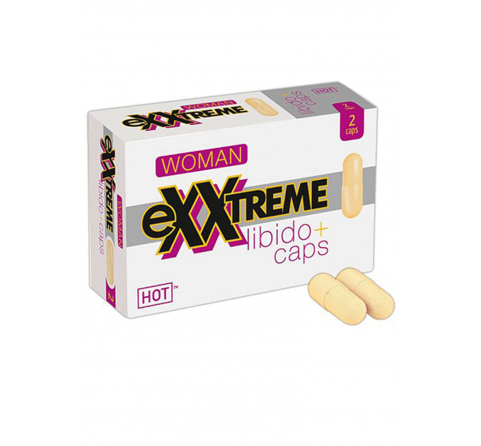 Капсулы для повышения либидо для женщин HOT eXXtreme (цена за 2 капсулы в упаковке)