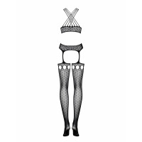 Комбинезон Obsessive BODYSTONKING G313 черный SML