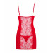 Пеньюар Obsessive Heartina chemise RED S/M