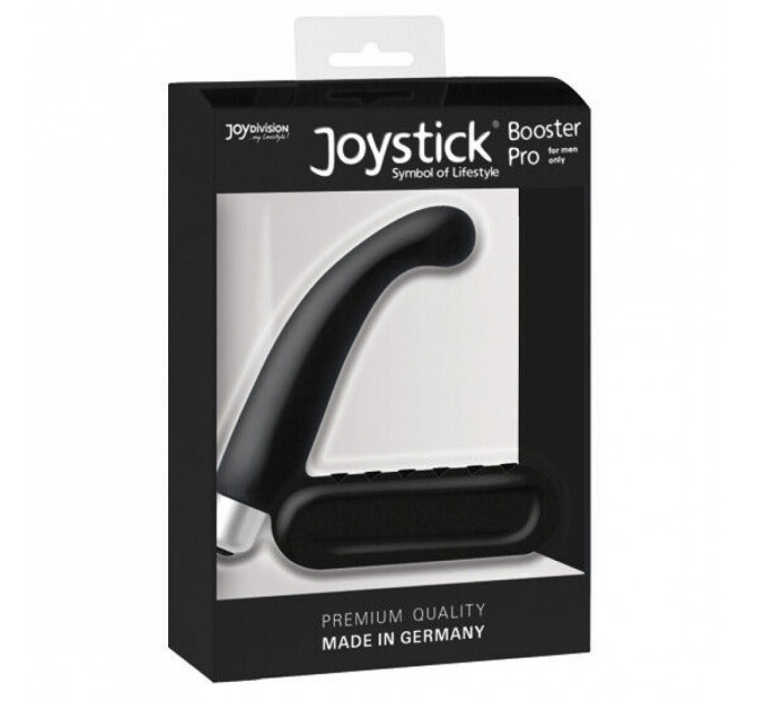Массажер простаты Joystick Prostata Booster Pro, с вибрацией, черный, 13 х 3 см