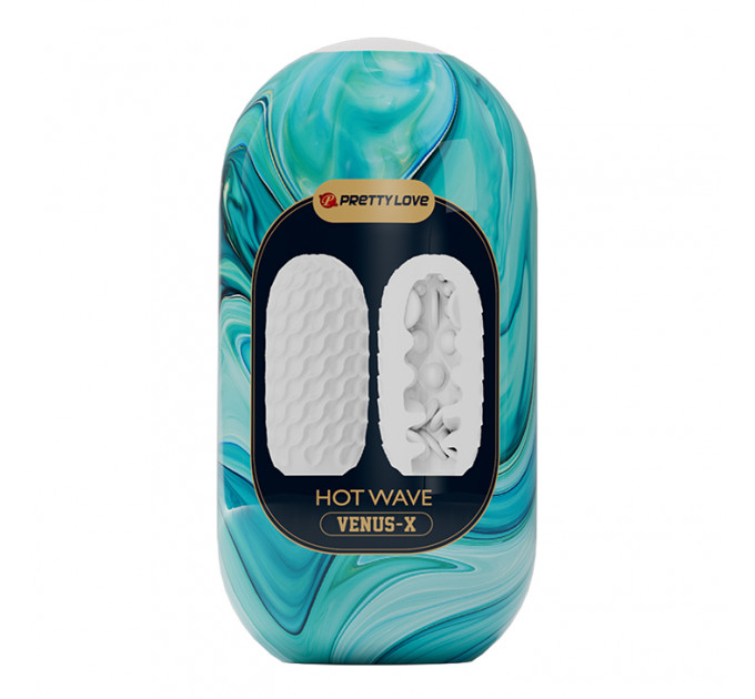 Мастурбатор яйце Venus-X Egg рельєфний, 13.1 х 6.5 см