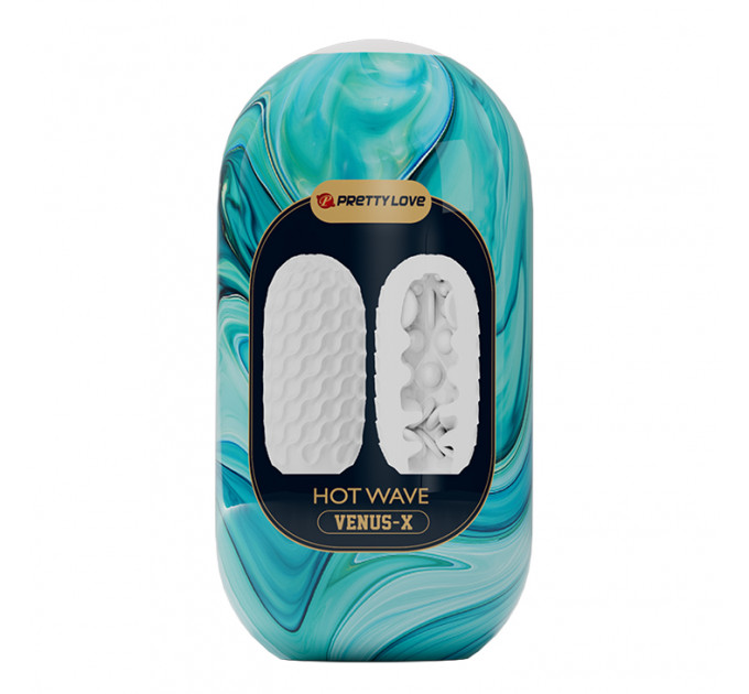 Мастурбатор яйце Venus-X Egg рельєфний, 13.1 х 6.5 см