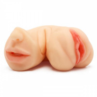 Мастурбатор двойной вагина/ротик Bangers Hidden Desire бежевая