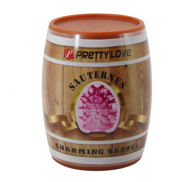 Мастурбатор яйце PRETTY LOVE Barrel Pink рожевий, 5.5 см