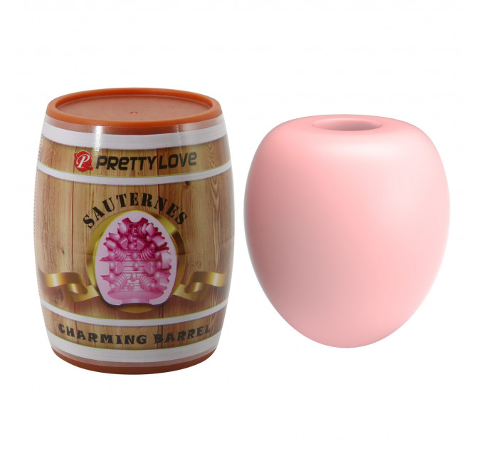 Мастурбатор яйце PRETTY LOVE Barrel Pink рожевий, 5.5 см