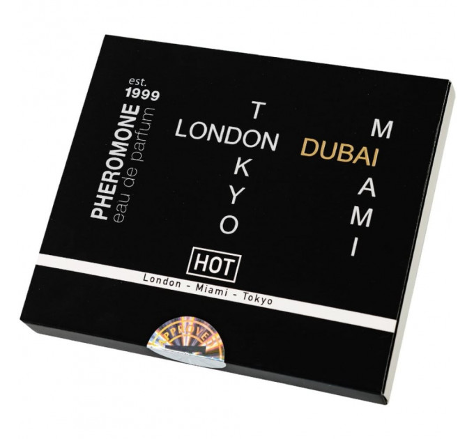 Набір парфумів для чоловіків з феромонами HOT LMTD Pheromone Perfume Мen, 4x5 мл