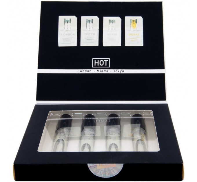 Набір парфумів для чоловіків з феромонами HOT LMTD Pheromone Perfume Мen, 4x5 мл