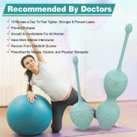 Набір вагінальних віброкульок Every Night Toys Audrey, 3 шт, з дистанційним пультом, бірюзовий