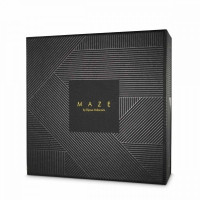 Пояс для чулок Bijoux Indiscrets MAZE, из экокожи, черный, One Size