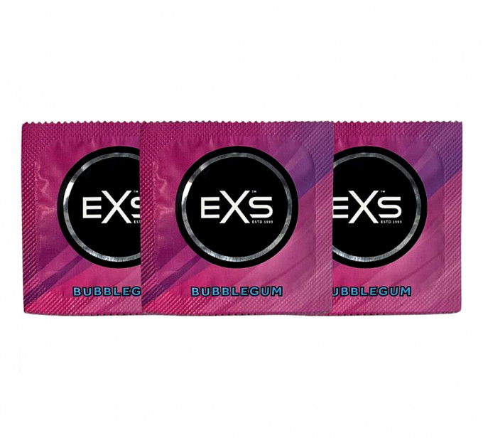Презерватив EXS Flavoured Bubblegum зі смаком жувальної гумки (ціна за 10 шт.)