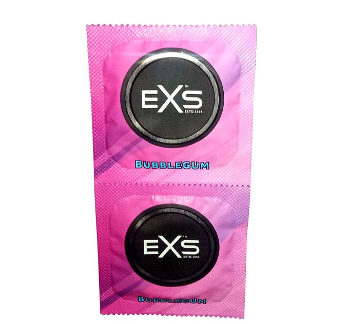 Презерватив EXS Flavoured Bubblegum зі смаком жувальної гумки (ціна за 10 шт.)