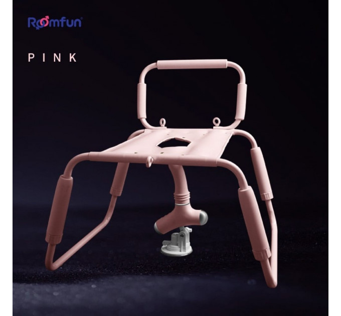 Стілець для сексу Roomfun Horse Chair регульований, рожевий