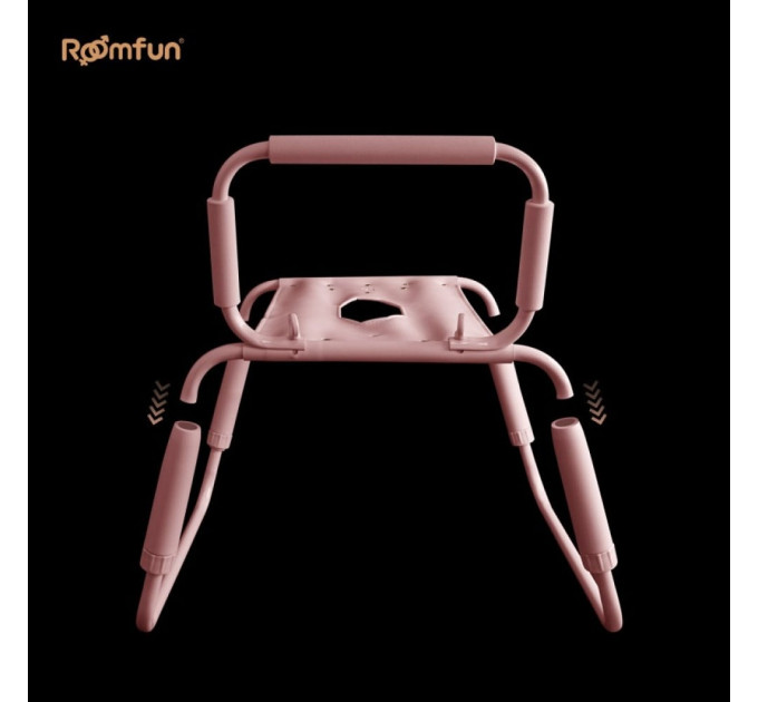 Стілець для сексу Roomfun Horse Chair регульований, рожевий