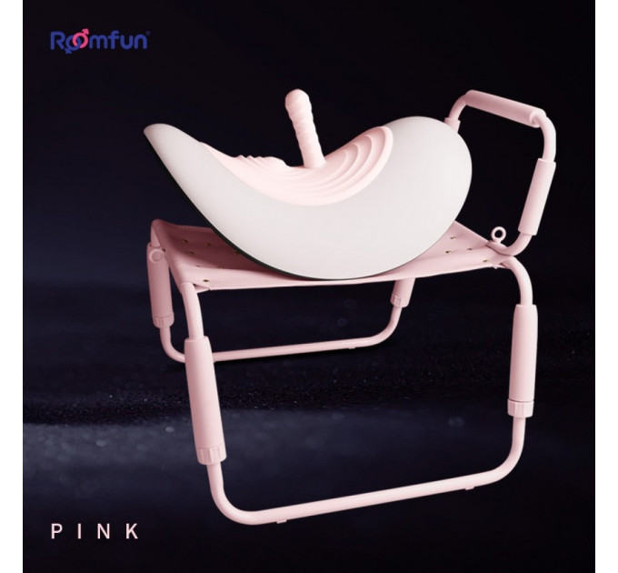 Стілець для сексу Roomfun Horse Chair регульований, рожевий