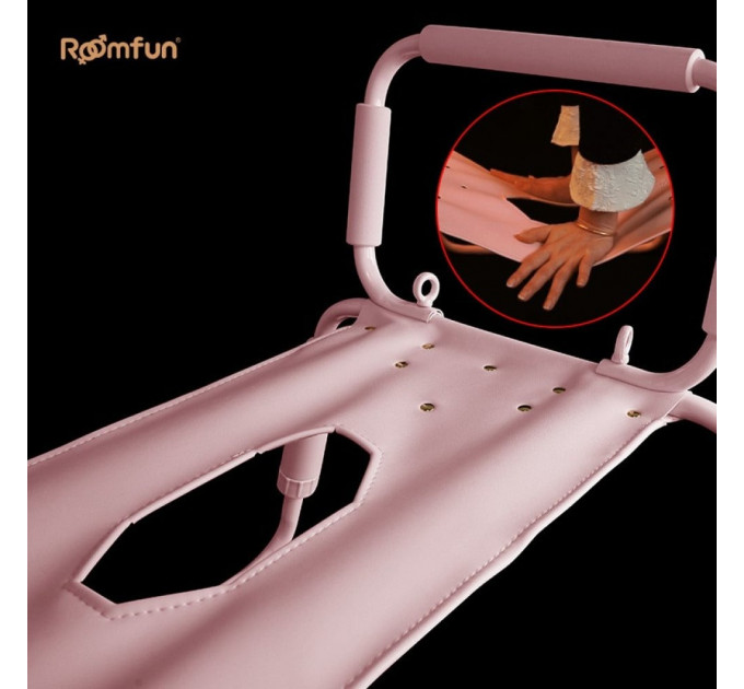 Стілець для сексу Roomfun Horse Chair регульований, рожевий