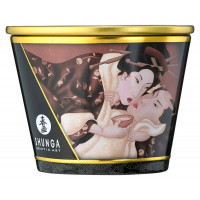 Свеча для массажа Shunga Massage Candle Intoxicating Chocolate с ароматом шоколада, 170 мл