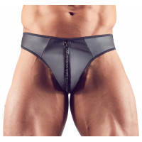 Мужские стринги со стразами по молнии Sven Joy Ment Men's String, черный, M