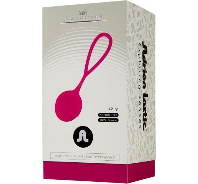 Вагинальный шарик Adrien Lastic Mia Geisha Ball S Magenta с двойной плотностью, розовый