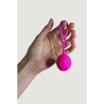 Вагинальный шарик Adrien Lastic Mia Geisha Ball S Magenta с двойной плотностью, розовый